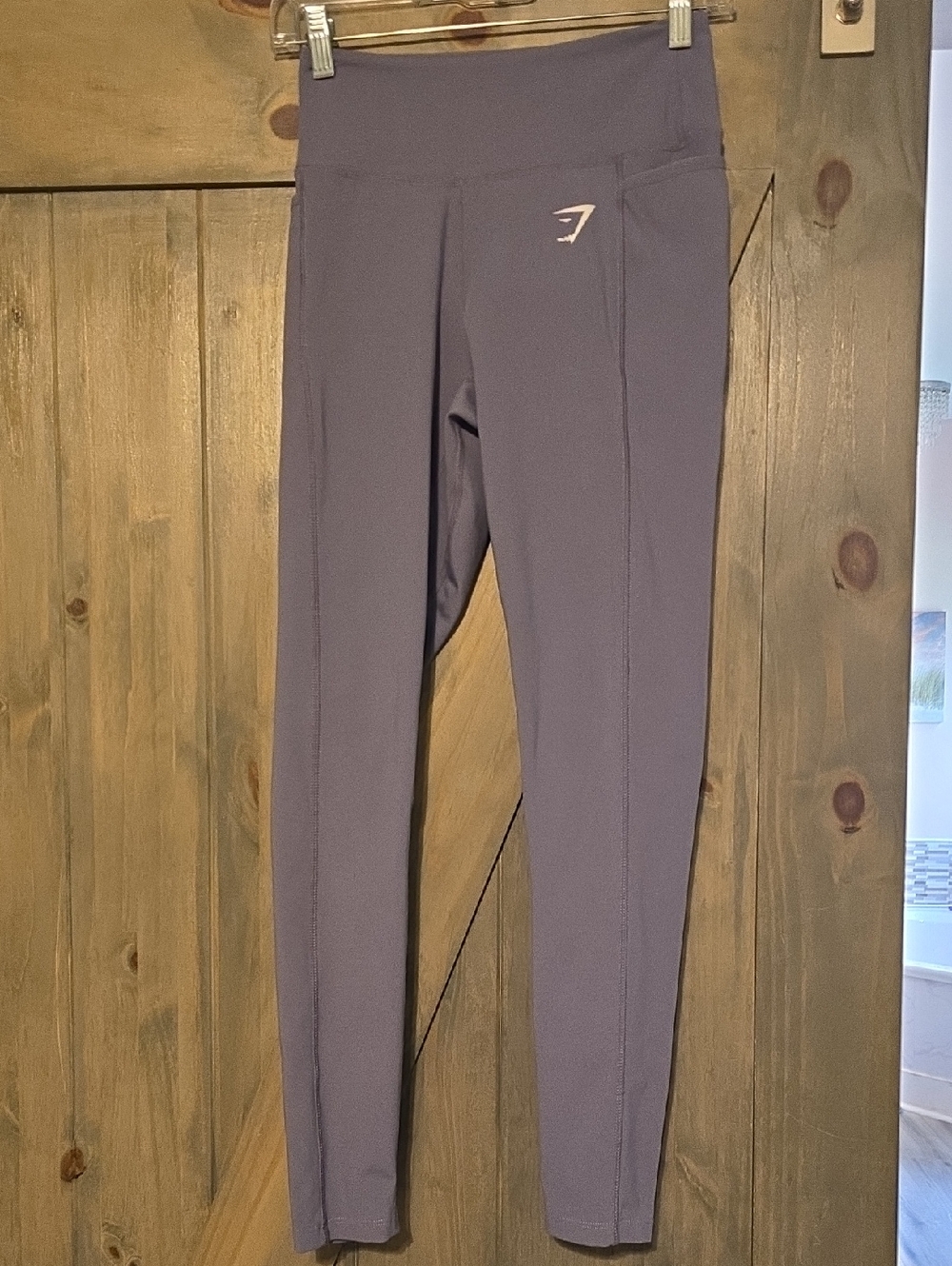 Gymshark High-Rise Leggings in Lavender Gray